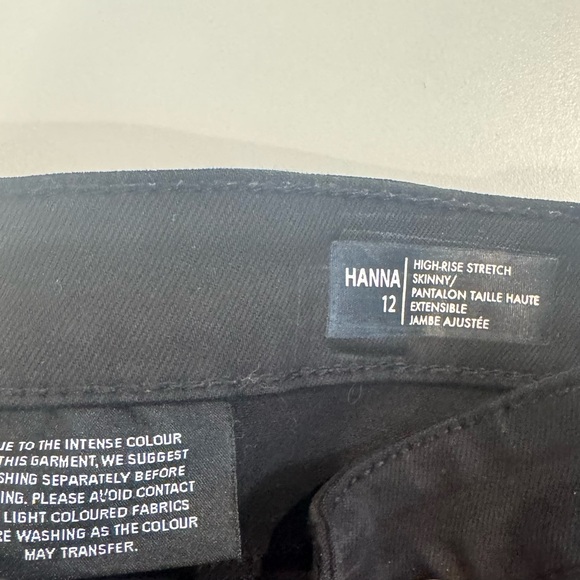 Women’s Buffalo David Bitton Hannah High-Rise Stretch Skinny Jeans - Black - Picture 3 of 6